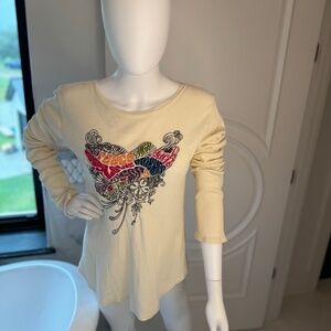 Lucky Brand, Size XL, Cream